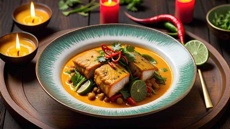 Reimagined Goan Fish Curry with Lemongrass and Kaffir Lime