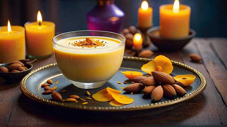 Luxurious Saffron-Infused Badam Milk