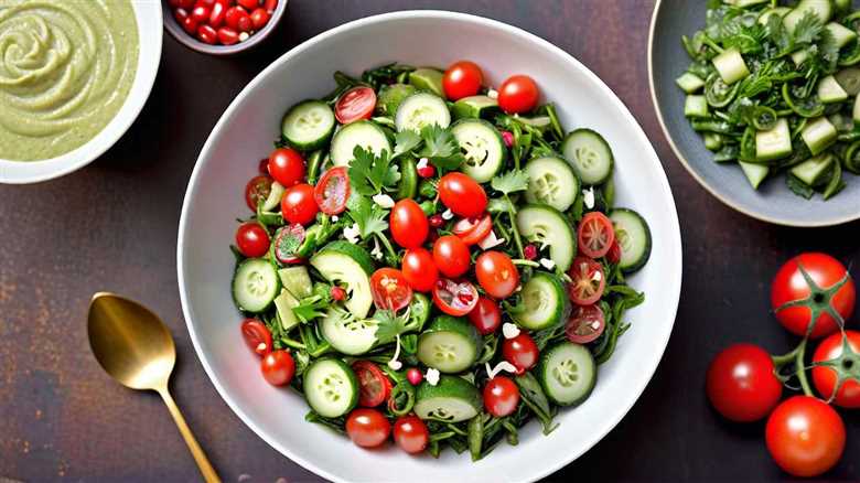 Elevated Kachumber Salad with Avocado and Pomegranate